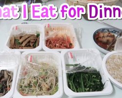 What I Eat for Dinner – healthy Korean side dishes!