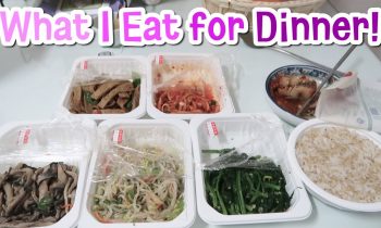 What I Eat for Dinner – healthy Korean side dishes!