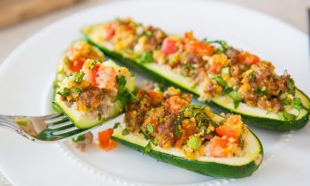 ITALIAN SAUSAGE STUFFED ZUCCHINI BOATS RECIPE – Veggie Side Dishes