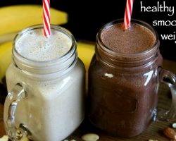 banana smoothie recipe | dates & chocolate smoothie | weight loss recipes