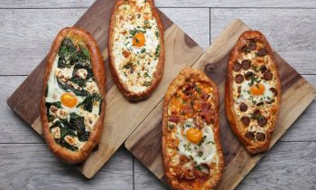 Breakfast Pizza Boats