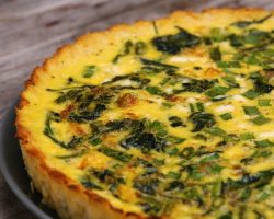 Cauliflower-Crusted Quiche