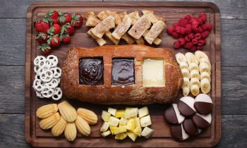 Chocolate Fondue Bread Boat