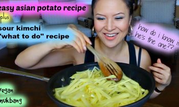 JULIENNE CUT POTATO SIDE DISH • Mukbang & Recipe