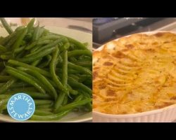 Scalloped Potatoes and Green Bean Side Dishes | Thanksgiving Recipes | Martha Stewart