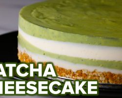 Matcha Layered Cheesecake