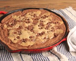 Skillet Brookie (Brownie Cookie) Recipe Episode 1233