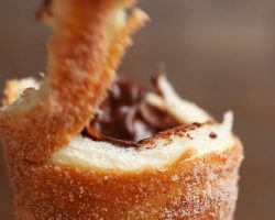 Cinnamon Sugar Donut Cones