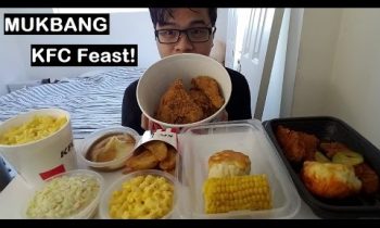 MUKBANG: KFC FEAST! Crunchy Chicken and Sides Galore | Closed-Mouth Chewing | Eating Show | JaySMR