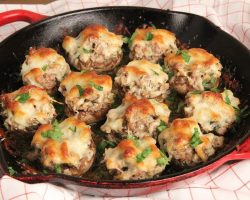 Super Creamy Stuffed Mushrooms (Low Carb) Episode 1240