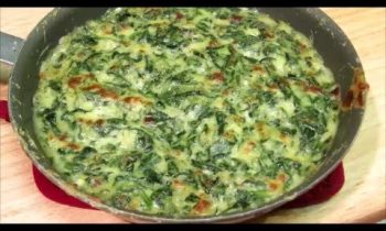 Creamed Spinach Recipe – Spinach Gratin Recipe – Easy Side Dish Recipe