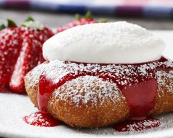 Graham Cracker Fried Cheesecake Bar