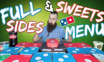 THE FULL DOMINO’S SIDES & SWEETS MENU CHALLENGE | BeardMeatsFood
