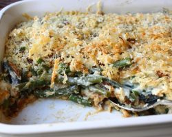 French Onion Green Bean Casserole Recipe – Thanksgiving Green Bean Side Dish