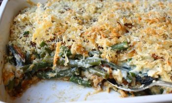 French Onion Green Bean Casserole Recipe – Thanksgiving Green Bean Side Dish