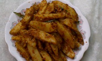 Potato Fry – Urulai Kizhangu Varuval – Side dish for Curd Rice By Healthy Food Kitchen