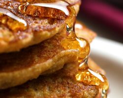Banana Cornbread Pancakes