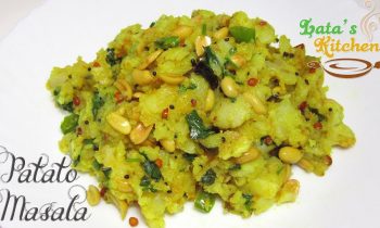Potato Masala for Dosa Recipe – South Indian Vegetarian Recipe Video in Hindi – Lata’s Kitchen