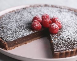 Silkiest Chocolate Tart