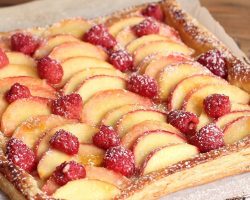 Super Simple Raspberry & Peach Tart | Ep. 1266