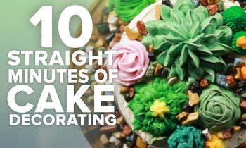 10 Straight Minutes Of Cake Decorating