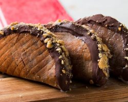 Chocolate-Dipped Ice Cream Taco