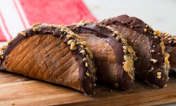 Chocolate-Dipped Ice Cream Taco