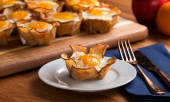 Potato Flower Breakfast Cups