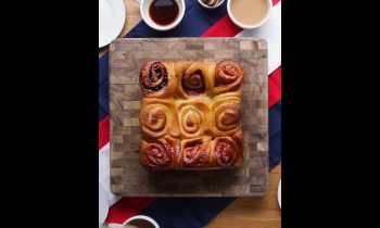 Red White and Blue Berry Rolls