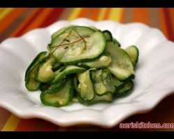 【Korean Food】 Stir-fried Zucchini Side-dish (애호박 볶음)