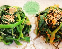 Sigeumchi Namul, Korean Spinach Side Dish Recipe