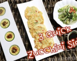 【Korean Food】 3 Quick Zucchini Side dishes / Aeriskitchen’s Tips