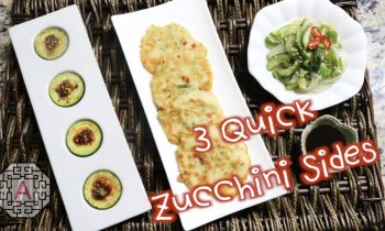 【Korean Food】 3 Quick Zucchini Side dishes / Aeriskitchen’s Tips