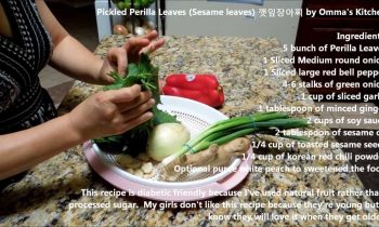 Pickled Perilla Leaves (Sesame Leaves) 깻잎장아찌 (Korean Side Dish) by Omma’s Kitchen