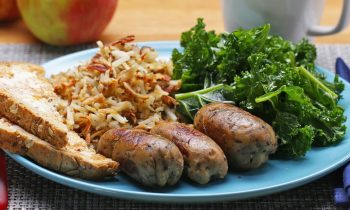 Vegetarian Breakfast Apple Sausages