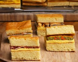 4-Flavor Giant Sheet Pan Breakfast Sandwich