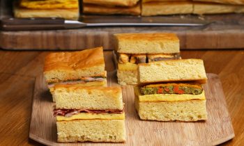 4-Flavor Giant Sheet Pan Breakfast Sandwich