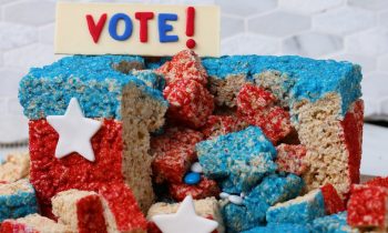 Crispie Voter Ballot Box Cake By Bliss and Baker