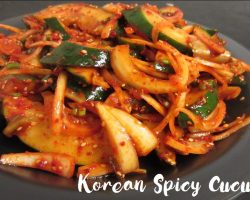 Korean Spicy Cucumber side-dish Tutorial