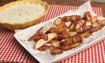 Bacon Wrapped Potatoes with Queso Blanco Dip | Ep. 1309