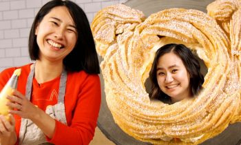 Rie Makes A Cat-Shaped Cream Puff For Niki