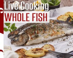 🔴 Whole Roasted Branzino with Sunchokes & Spinach