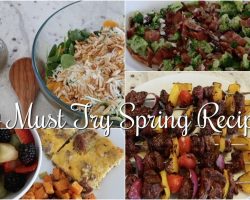4 Must Try Spring Recipes | Cook with Me 🍴dinner 🍲 side dish 🥦 salad 🥙 breakfast 🍳