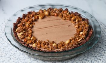 Crispy Rice Chocolate Hazelnut Mousse Pie • Tasty