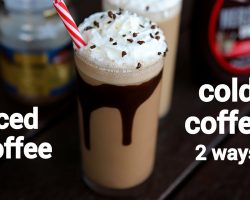 cold coffee recipe 2 ways | cold coffee milkshake with chocolate | कोल्ड कॉफ़ी रेसिपी
