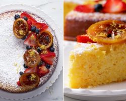 How To Bake A Lemon Ricotta Cake • Tasty