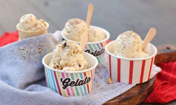 Homemade Hazelnut Ice Cream