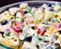 Pasta & Chicken Salad | Easy Side-Dish