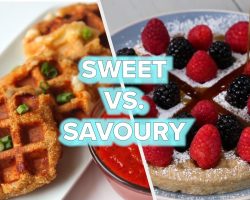 9 Sweet Vs. Savory Waffle Recipes • Tasty