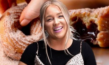 Alix’s Chocolate-Stuffed Churro Donut • Tasty